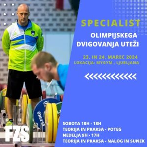 specialist za olimpijsko dvigovanje uteži